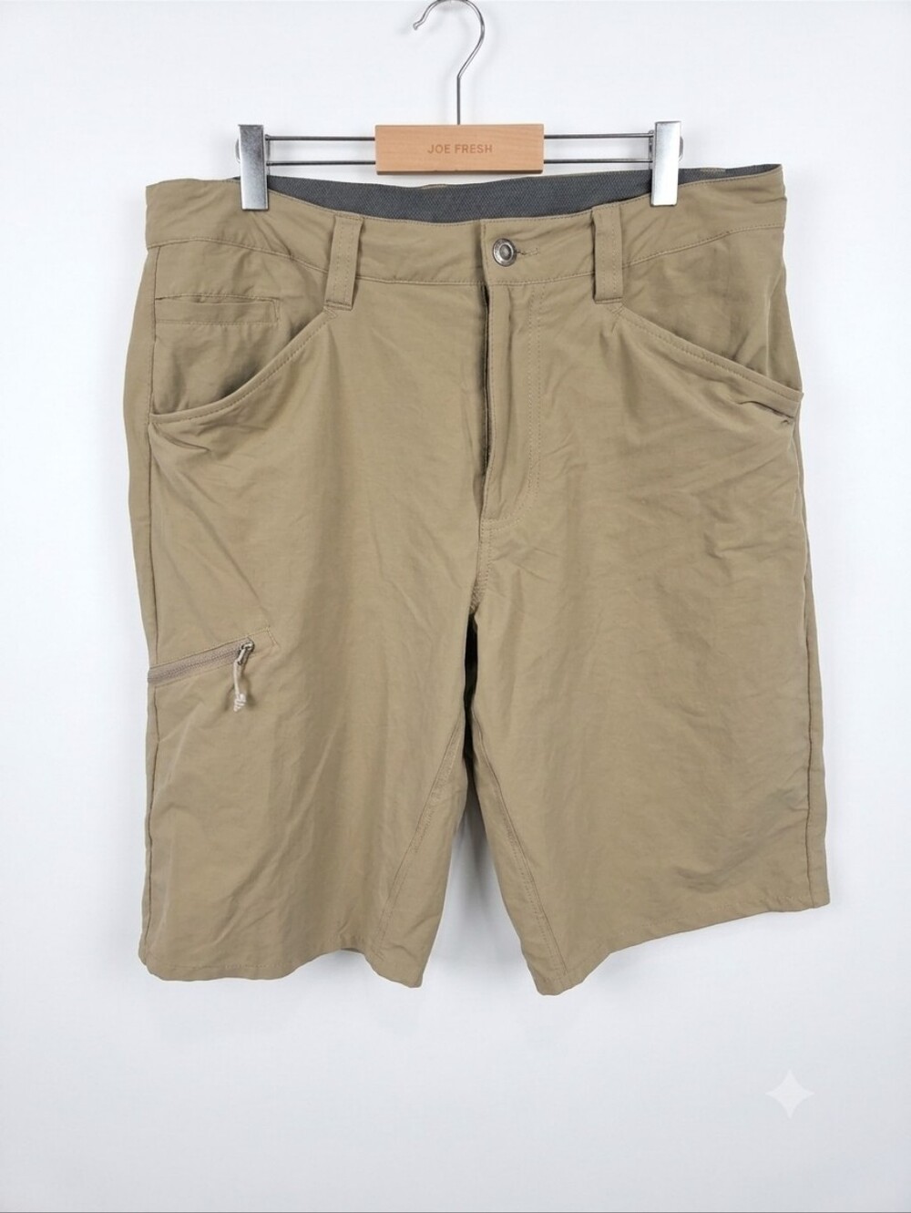 Patagonia Men's Quandary Hiking Shorts Tan Khaki Size 33